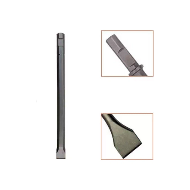 Зубило для перфоратора DeWALT з хвостовиком шестигранник 19мм, плоске, 25х400мм (DT6942) - picture 1