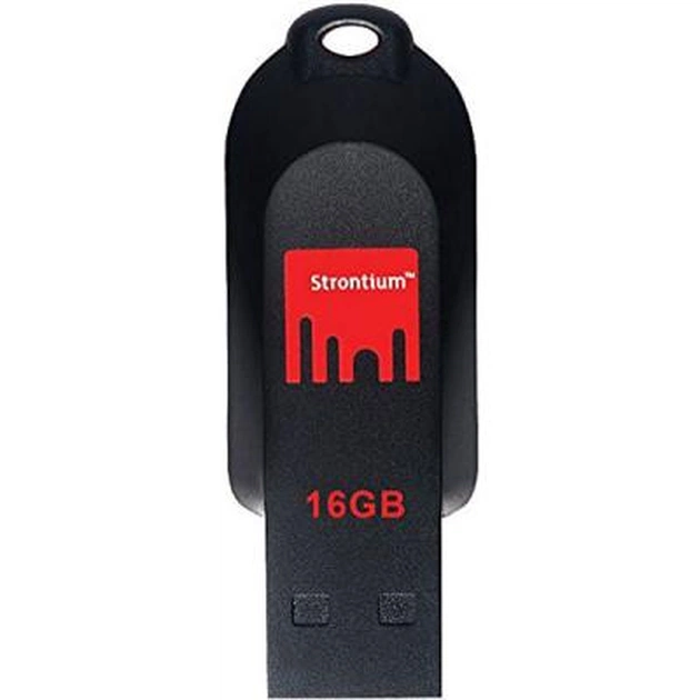 USB флеш накопичувач Strontium Flash 16GB POLLEX USB 2.0 (SR16GRDPOLLEX) - изображение 1