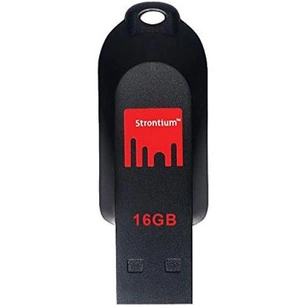 USB флеш накопичувач Strontium Flash 16GB POLLEX USB 2.0 (SR16GRDPOLLEX) зображення 1