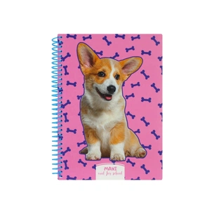 Блокнот Maxi А5, пластикова обкладинка, спіраль, 80 арк., клітинка (MX21950-03) зображення 1