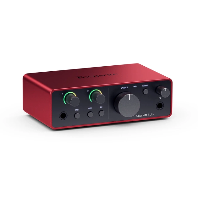 Аудіоінтерфейс Focusrite Scarlett Solo 4th Gen (234617) - picture 4