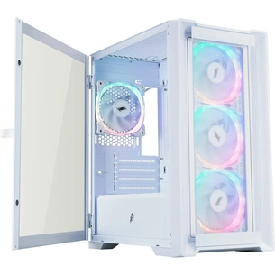 Корпус 1stPlayer T4-G-WH-4FS7-W White изображение 1