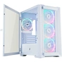 Корпус 1stPlayer T4-G-WH-4FS7-W White - уменьшенное изображение 1
