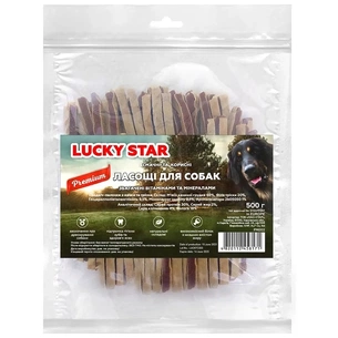 Ласощі для собак Lucky Star Сендвіч-палочки з качки та тріски 500 г (4820112458171) зображення 1