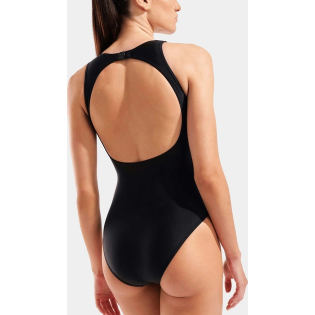 Купальник Arena O Back Swimsuit Solid One Piece 010648-501 чорний, білий 42 (3468337746003) - зображення 5
