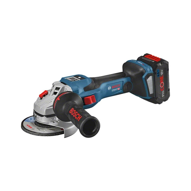 Шліфувальна машина Bosch GWS 18V-15 SC Bluetooth 125мм, 18В, 2x8Ah, 3400-11000об/хв, 2.3кг, кейс (0.601.9H6.101) - изображение 1
