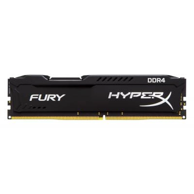 Модуль пам'яті для комп'ютера DDR4 8GB 2133 MHz Fury Black Kingston Fury (ex.HyperX) (HX421C14FB/8) - зображення 1