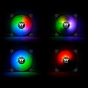Кулер до корпусу ThermalTake Pure Plus RGB 12 Radiator Fan TT Premium Edition 3Pack/Fan/120 (CL-F063-PL12SW-A) - зменшене зображення 9