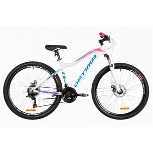 Велосипед Optimabikes 27.5" ALPINA AM DD рама-17" 2019 біло-рожевий з блакитним (OPS-OP-27.5-028) зображення 1