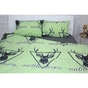 Постільна білизна MirSon Бязь Ranforce Elite 17-0515 Noble deers lime Сімейна 160x220 (2200004733111) - зменшене зображення 1