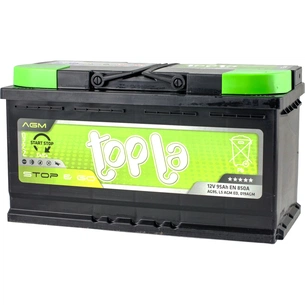 Акумулятор автомобільний Topla 95Ah/12V  AGM Euro (114 090) зображення 1