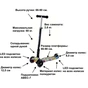 Самокат Bugs Hyper 2 Colorful black (6905614650310) - зменшене зображення 2