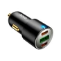 Зарядний пристрій HOCO NZ6 2xType-C, USB-A Black (6931474765185) - зменшене зображення 4