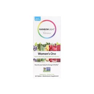 Вітамінно-мінеральний комплекс Rainbow Light Полівітаміни для жінок, Women's One Vibrance, 60 таблеток (RLT-21703) зображення 1