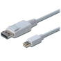 Кабель мультимедійний miniDisplayPort to DisplayPort 2.0m Digitus (AK-340102-020-W) - зменшене зображення 1