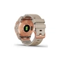 Смарт-годинник Garmin fenix 7S, Sapph Sol, Rose Gold Ti w/ Limestone Leather (010-02539-35) - зменшене зображення 6