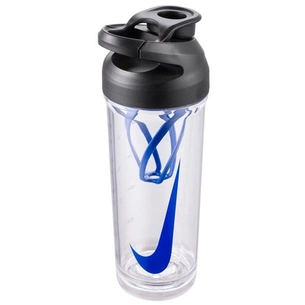Пляшка для води Nike TR Recharge Shaker Bottle 2.0 24 OZ чорний, синій 709 мл N.101.0724.913.24 (887791762313) зображення 1