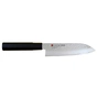 Кухонний ніж Kasumi Kuro Damascus Santoku 165 mm (K-35017) - зменшене зображення 1
