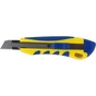 Ніж канцелярський Buromax 18мм, metal runners, rubber inserts (BM.4618) - зменшене зображення 1