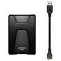 Зовнішній жорсткий диск 2.5" 4TB ADATA (AHD650-4TU31-CBK) - зменшене зображення 4