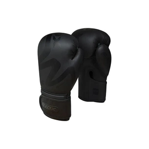 Боксерські рукавички RDX F15 Noir Matte Black 16 унцій (BGR-F15MB-16oz) зображення 1