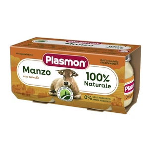 Дитяче пюре Plasmon Яловичина для дітей з 6 місяців 160 г (80 г х 2 шт) (1136150) изображение 1