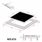 Варочна поверхня Weilor WIS 670 BLACK - зменшене зображення 7
