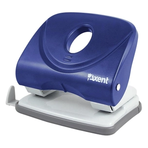 Діркопробивач Axent Welle-2 plastic, 30sheets, blue (3830-02-А) изображение 1