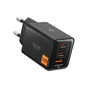 Зарядное устройство Spigen 2xUSB-C PD + 1xUSB 47W black (ACH09465) - уменьшенное изображение 1