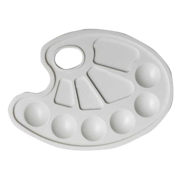 Палітра для малювання ZiBi біла (ZB.6923-12) - picture 1