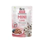 Вологий корм для собак Brit Care Mini pouch 85 г для цуценят (філе ягняти в соусі) (8595602534418) - зменшене зображення 1