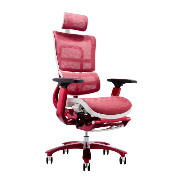Офісне крісло GT Racer X-815L White/Red (X-815L White/Red (W-52)) - зображення 1