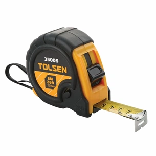 Рулетка Tolsen 16 мм х 3 м пластик гума (35006) зображення 1