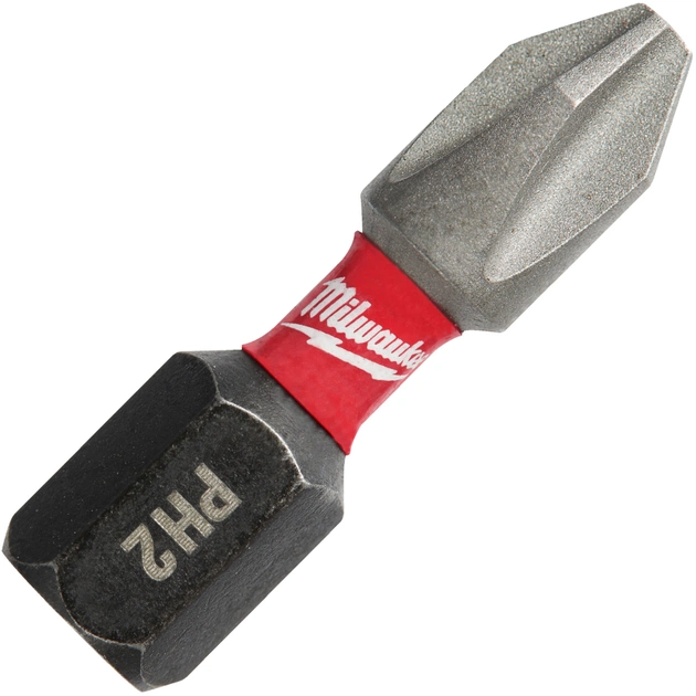 Набір біт Milwaukee SHOCKWAVE, PH2, 25мм, 2шт (4932430852) - зображення 1