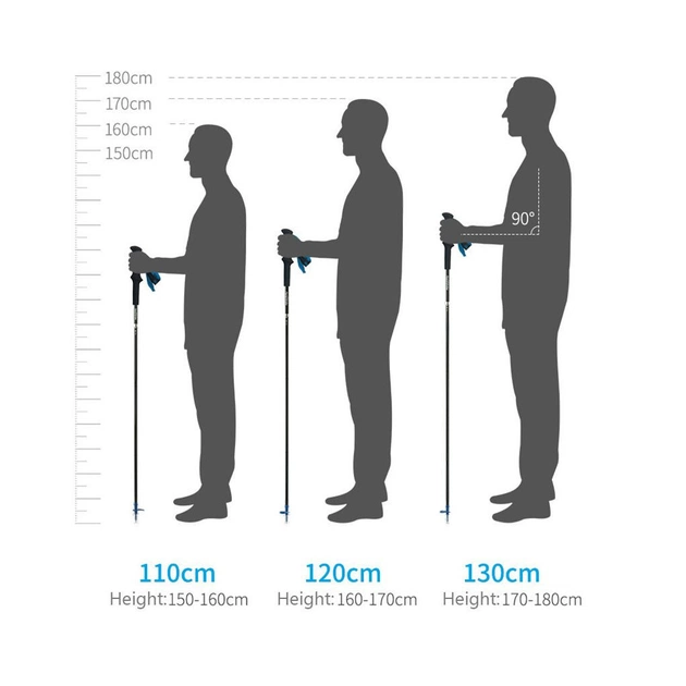 Трекінгові палиці Naturehike ST08 NH18D020-Z 110 см бордова 1 шт (6927595748527) - picture 4