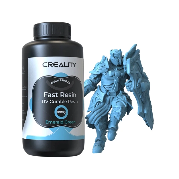 Фотополімерна смола Creality Resin, LCD Fast, 1кг, blue (3302180007) - зображення 1