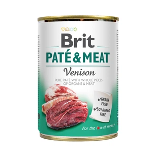 Консервы для собак Brit Pate and Meat со вкусом оленины и курицы 400 г (8595602530328) изображение 1