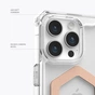 Чохол до мобільного телефона UAG iPhone 15 Pro Max Plyo Magsafe Ice/Rose Gold (114305114348) - зменшене зображення 8