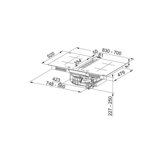 Варочна поверхня Franke Smart 2Gether FSM 7072 4RC R HI (340.0731.893) - зображення 6