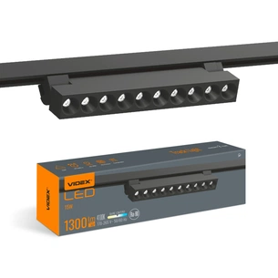 Світильник Videx TR06 15W 4100K 220V чорний (VL-TR06-154B) зображення 1