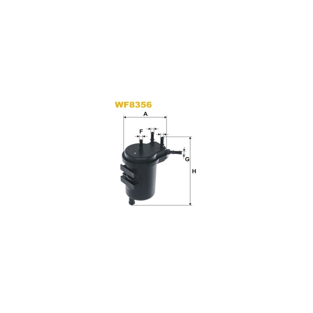Фільтр паливний Wixfiltron WF8356 - зображення 1