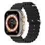 Ремінець до смарт-годинника Armorstandart Ocean Band для Apple Watch 49/46/45/44/42 (Series 1-3) Black (ARM74244) - зменшене зображення 2