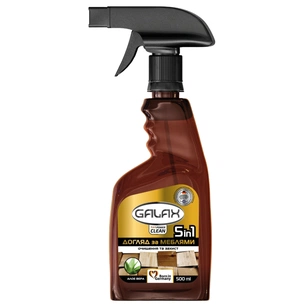 Засіб для догляду за меблями Galax das PowerClean 5 в 1 Алое вера 500 мл (4260637722324/4823128000761) зображення 1