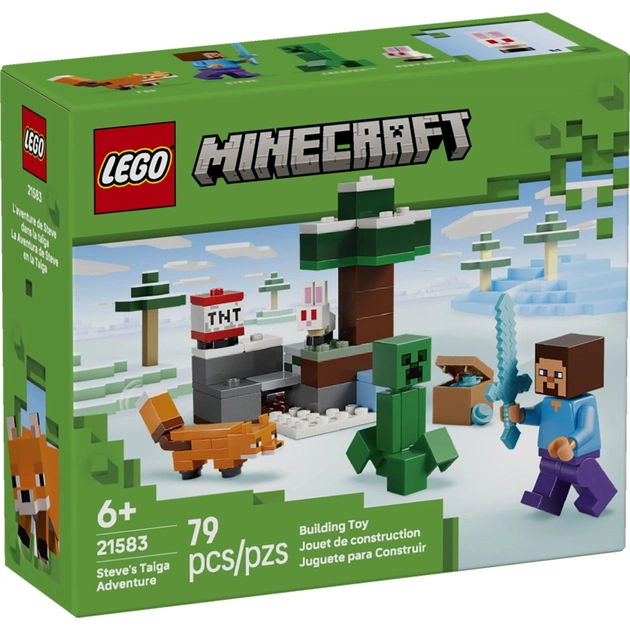 Конструктор LEGO Minecraft Пригоди Стіва в тайзі (21583) - зображення 1