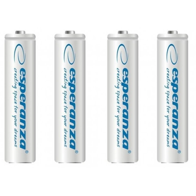 Акумулятор Esperanza AAA 1000mAh Ni-MH * 4 white (EZA102W) - зображення 1