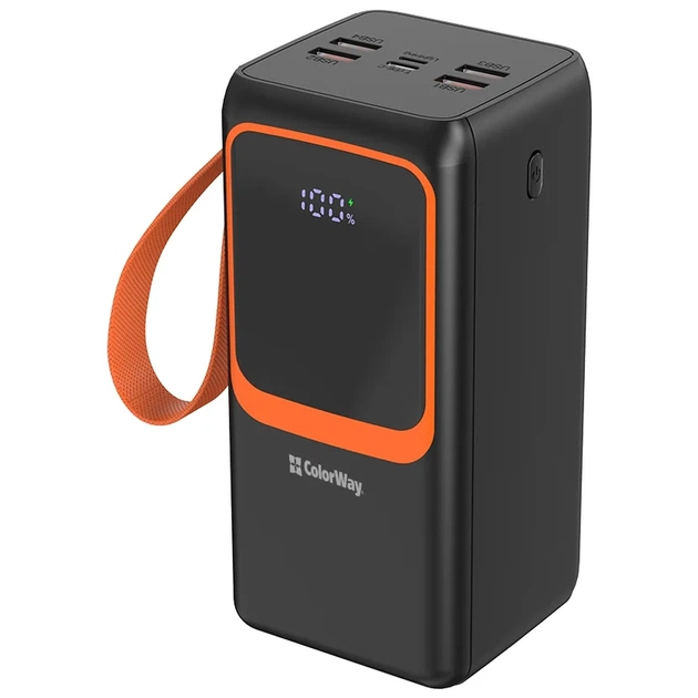 Батарея універсальна ColorWay 50 000 mAh PowerView PD/22.5W, QC/4.0, Black (CW-PB500LP02BK) - зображення 1