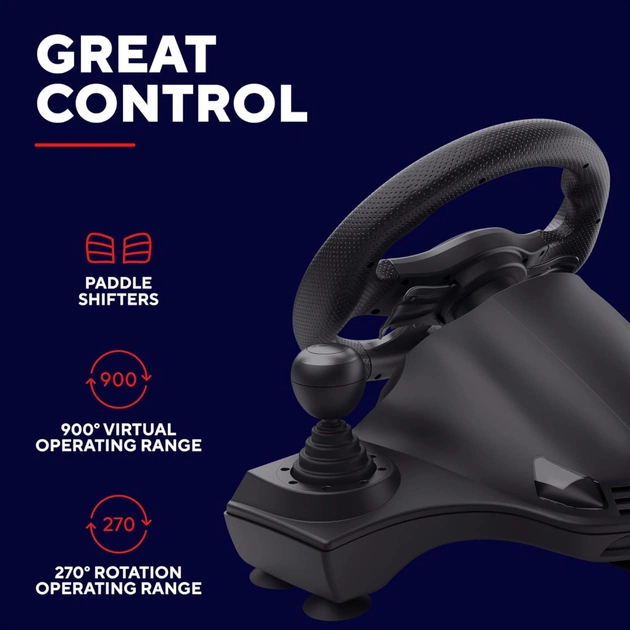 Кермо Trust GXT 289 Movi PC/PS4/PS3/Xbox/Nintendo Switch (25122) - picture 4