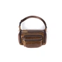 Сумка Vintage На пояс об'ємна Коричнева (14695) - зменшене зображення 10