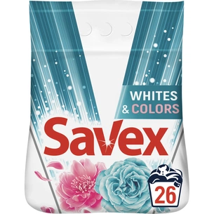 Пральний порошок Savex Whites & Colors 4 кг (3800024025051) зображення 1