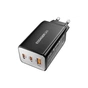 Зарядное устройство Essager 2xUSB-C + 1xUSB PD67W QC4.0 FCP GaN black (ECT67W-LJB01-Z) - уменьшенное изображение 2